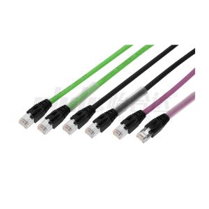 Yiheda busz kommunikációs harness ethercat ipari hálózati kábel RJ45-8P8CR egyenes csatlakozó alacsony sűrűségű pvc csavart pár árnyékolt oxigén-mentes réz