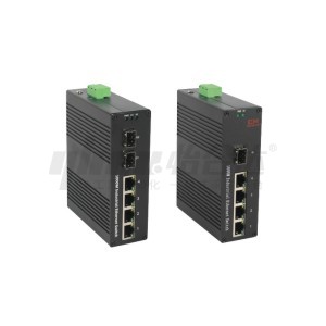 Yiheda önműködő ipari kapcsoló gigabit ethernet szabványos hálózati menedzsment fém héj 1000m 4/4 1/4 2 port típus rj45 sfp