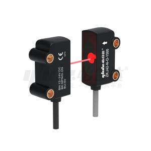Fotoelektromos érzékelő kis négyzet érzékelési távolság 1500mm ellentétes típusú piros fény