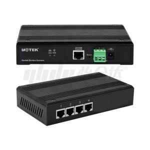 Serveur série Yutai Technology TCP/IP à 4 ports RS232/485/422 4 ports série standard RS232/485/422 Type de port série RJ45
