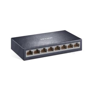 Univerzális kapcsoló kompakt 100 megabit ethernet kezeletlen 8-port 10/100m fém műanyag port típus rj45