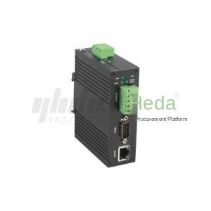 Yiheda szabadalmaztatott gateway 100 gigabit ethernet standard 100m 1 port 2 soros port metal shell soros port standard RS-232 RS-422/485 port type rj45
