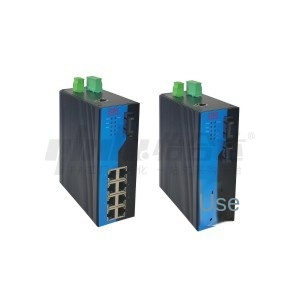 Yiheda önműködő ipari kapcsoló 100 gigabit ethernet szabványos hálózati menedzsment fém héj 100m 6 2/7 1/8 port típus rj45 sc