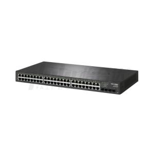 Univerzális kapcsoló gigabit ethernet kezeletlen 48 4 portok 10/100/1000m fém tok rj45 sfp típusú port adapter