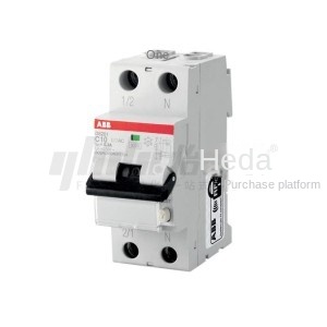 Abb elektromágneses maradék áram hatású megszakító ds201 sorozat 1 pólus n