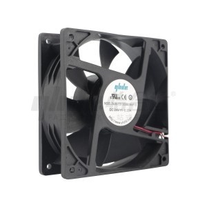 Yiheda axiális ventilátor dc 24v gazdaságos dupla golyóscsapágy ce tanúsítás pbt anyag égésgátló fokozat UL94V-0