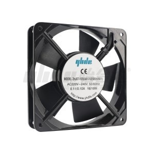 Yiheda axiális ventilátor ac gazdaságos dupla golyóscsapágy kiváló minőségű ce tanúsított pbt anyag