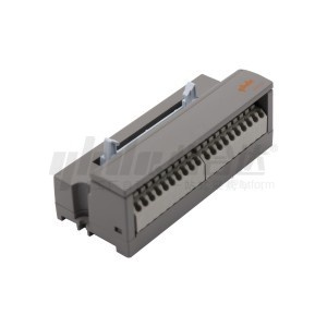 Space-saving compact terminal block shrapnel type terminal block universal shrapnel type MIL 40-position I/O terminal block