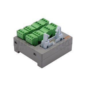 Space-saving compact terminal block I/O wiring module MIL 8-position input terminal block
