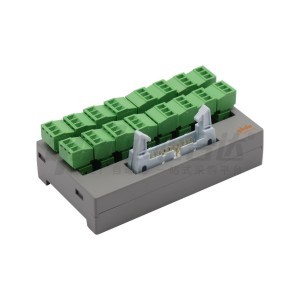 Yiheda helytakarékos kompakt terminál blokk i/o kábelezés modul mil 16 bites bemeneti terminál blokk mil kapcsolat indikátorral ce tanúsítás csavar rögzítés/sín telepítés