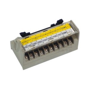 Conventional type terminal block Japanese type terminal block Mitsubishi FX output module corresponding terminal block