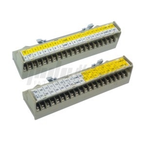 Conventional type terminal block Japanese type terminal block Omron series input module corresponding terminal block