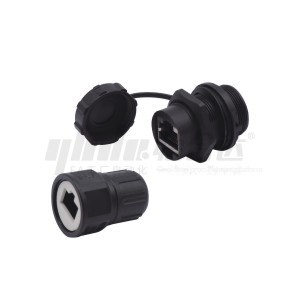 Yiheda hálózati csatlakozó vízálló relé adapter hexagon nut zár panel telepítés rj45
