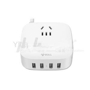 Bull usb interfész kerek aljzat vezérlő kapcsoló vezetékes univerzális 1 pozíció 5 lyuk fehér