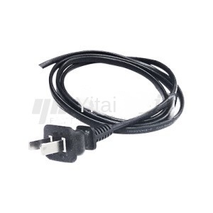Yiheda ac tápkábel kína specifikáció 2 core flat plug tápkábel 3c certified pvc fekete