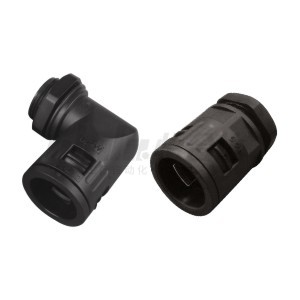Yida cső közös gyors csatlakozó közvetlen/90 kanyar nylon 66 fekete ip68 égésgátló fokozat UL94V-2