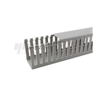 Yiheda pvc kétrétegű különálló trunking közönséges négyzet alakú környezetvédelem merev pvc szürke lánggátló fokozat UL94V-0